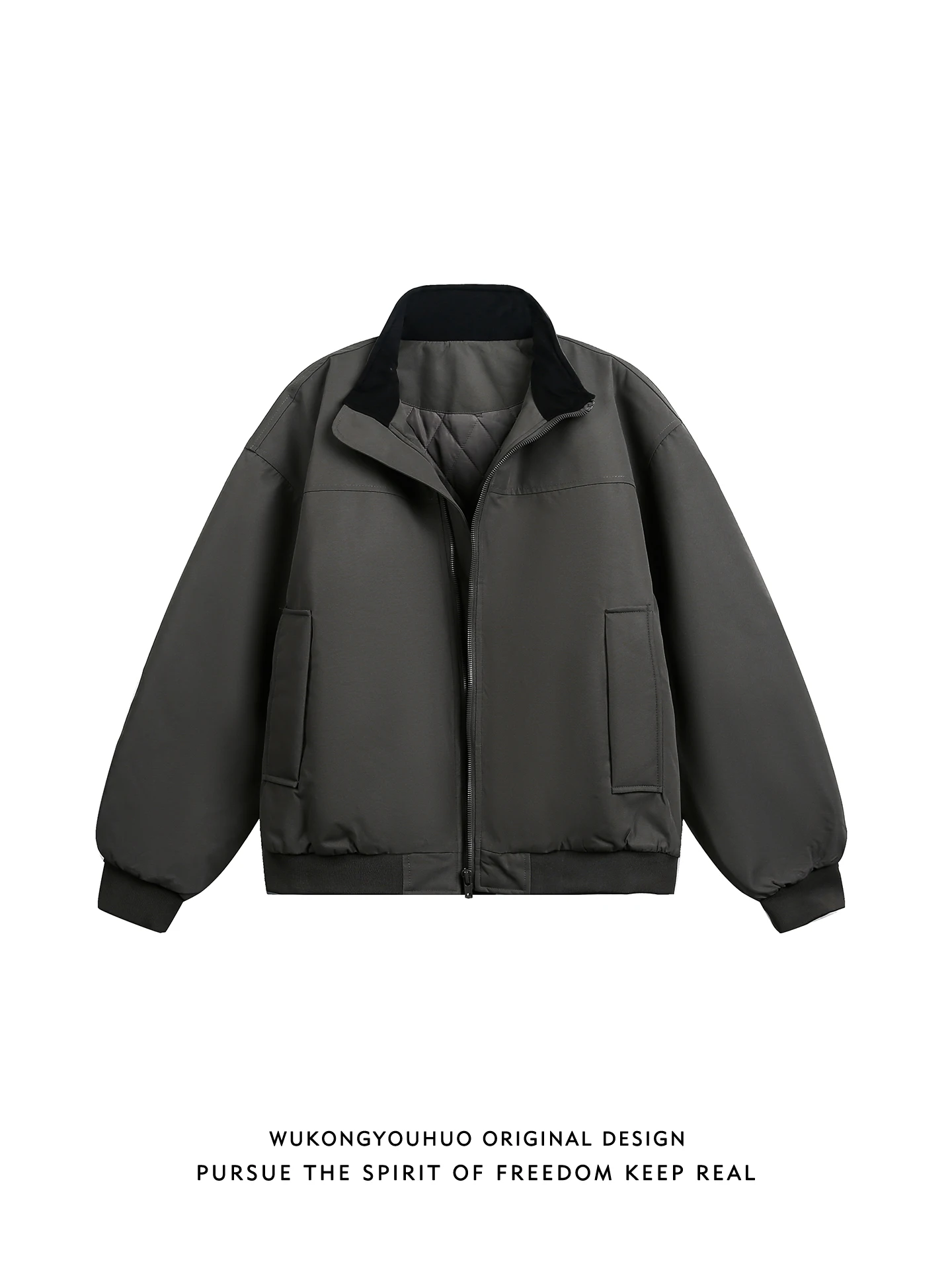 

Утепленная хлопковая куртка с воротником-стойкой, модная ретро-одежда для мужчин и женщин, подходит для пар, молодежная повседневная одежда