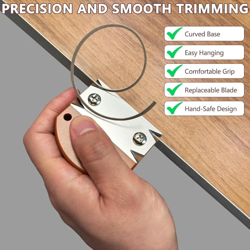 Durable Handheld Edge Banding Trimmer Edge Corner Planer, Suitable for Wood PVC ABS Veneer