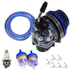 Racing Carburetor 2 Stroke 49cc 50cc 66cc 80cc 100cc With Air Filter For 2 Stroke  Engine Gas Motor Motorized Moto Bike