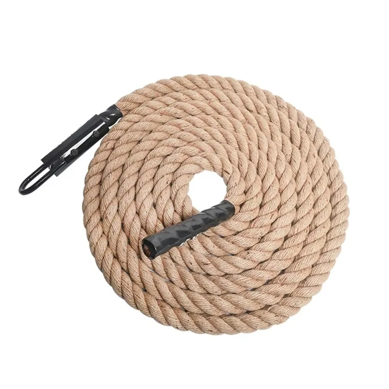 

High Quality Arm Strength Hemp Fiber Climbing Rope For Battle Rope Training And Physical Fitness Exercise