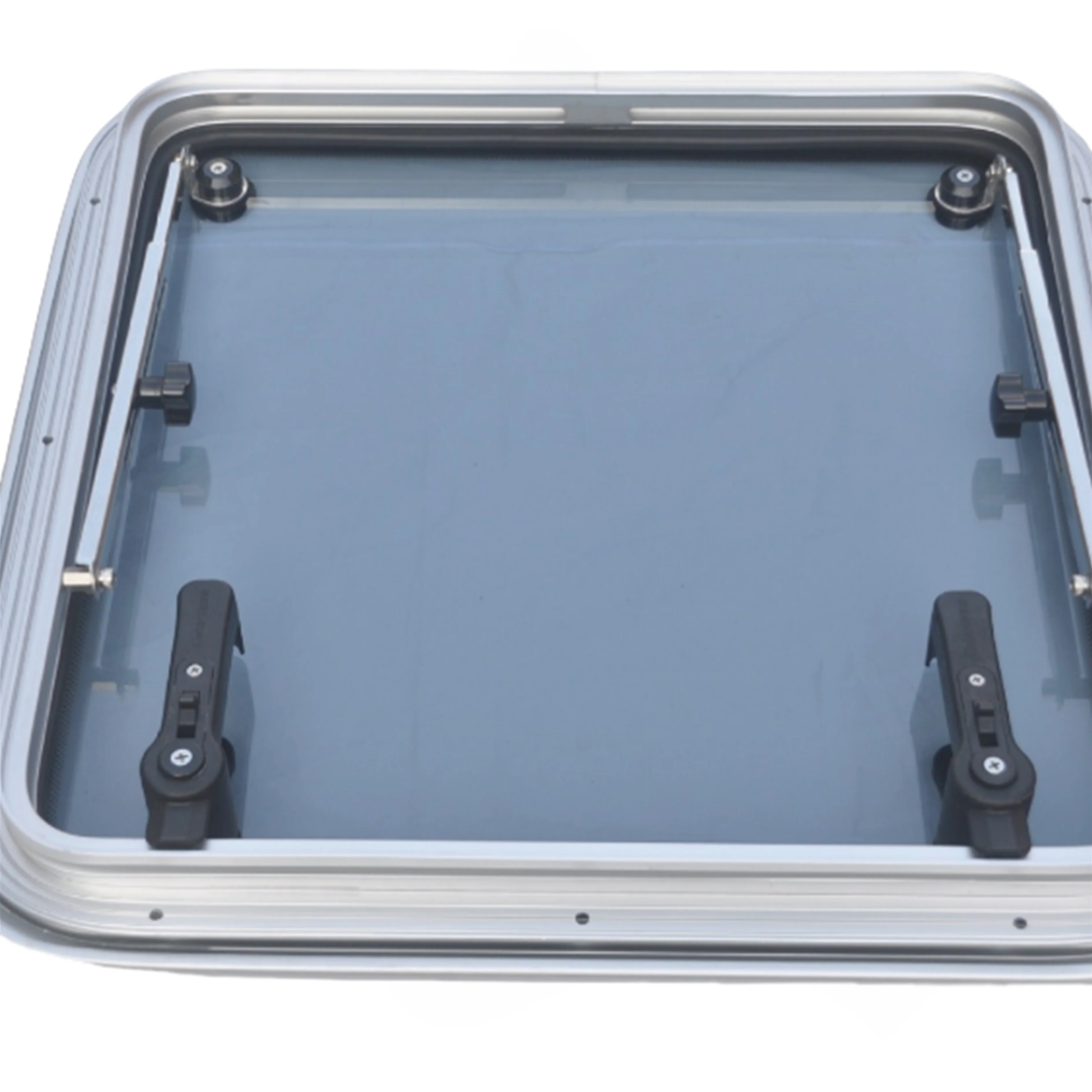 Customized  Aluminum Tempered Glass Skylight Escape Hatch Window New Condition for Boat YachtRV Campervan Travel
