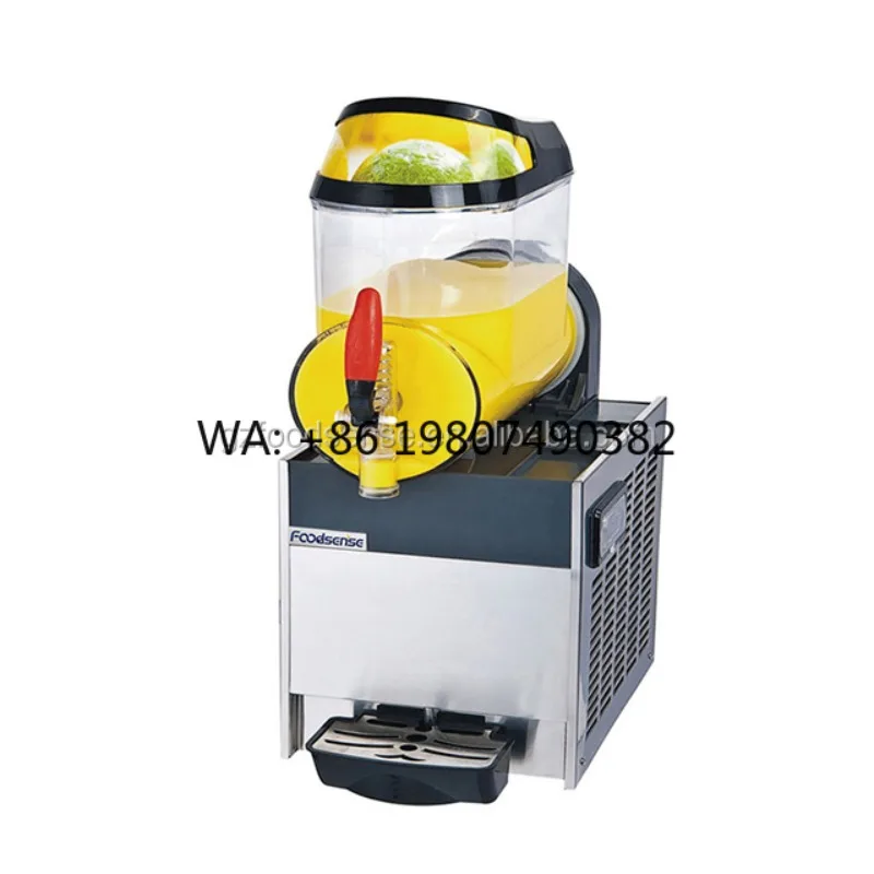 

Commercial Single Tank Slushie Maker, Frozen Drink Ice Machine with Pump Core, Ideal for Restaurant Bar Catering Service