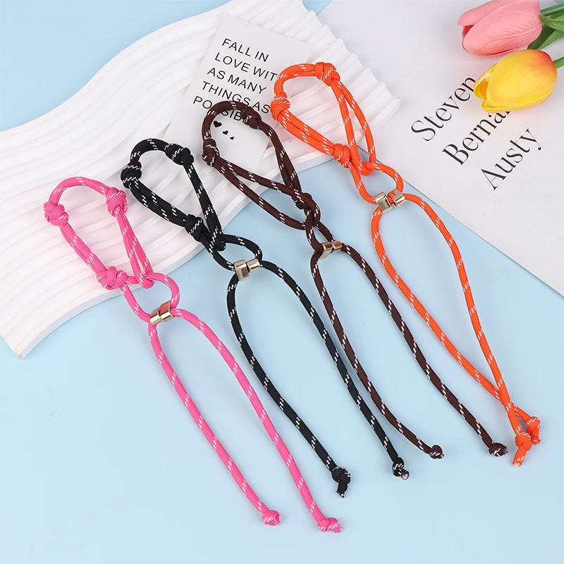 New Fashion Nylon Handmade Rope Couple Style Hand and Feet Chian Vintage Bag Pendant Keychain Decoration with Free Key Buckle