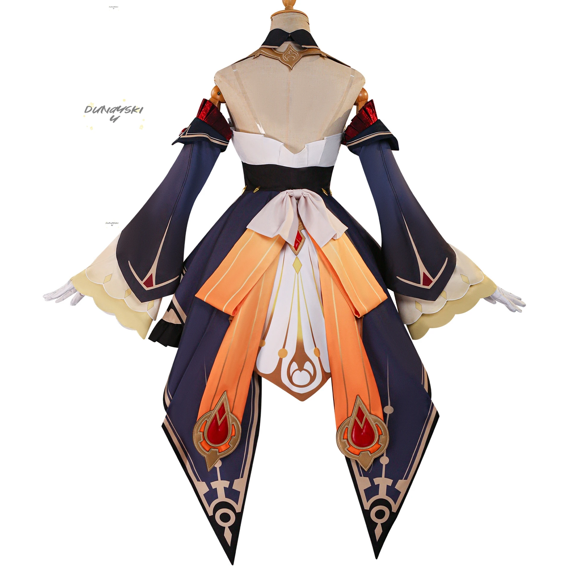 جينشين إمباكت ساندرون ماريونيت أزياء تنكرية شعر مستعار أغطية الرأس أحذية الهالوين أحد عشر فاتوي هاربينجرز لعب الأدوار #4