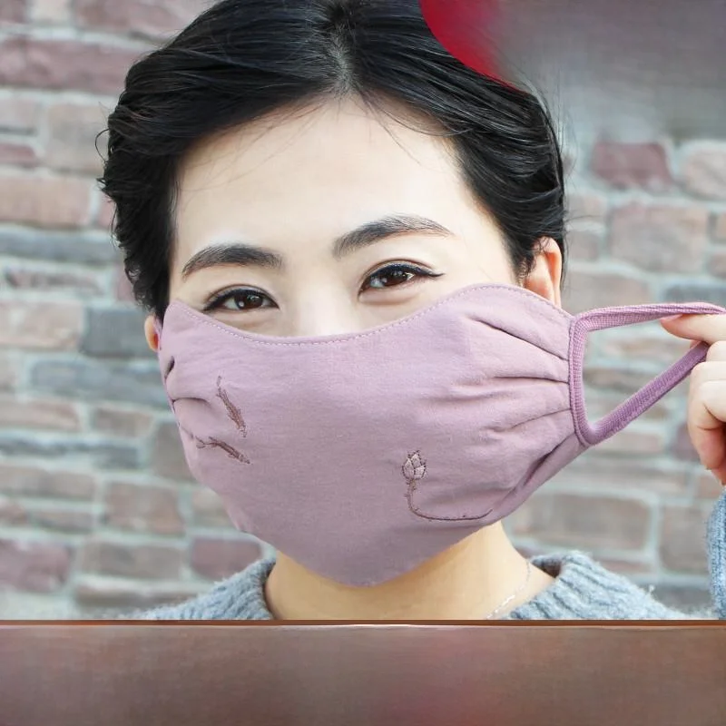 

Женская теплая маска для лица большого размера, приятная для кожи, для езды на велосипеде зимой, пылезащитная, осенне-зимняя, утолщенная, дышащая