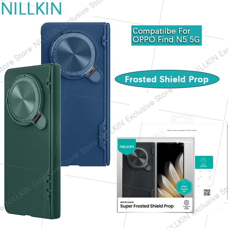 

Nillkin For OPPO Find N5 5G Fold Case Super Frosted Shield Prop hard PC TPU Frame Case Lens Camera Stand Cover Proteciton