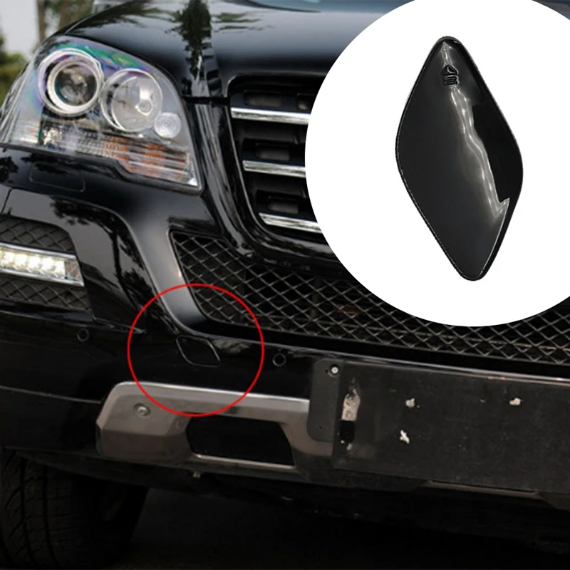 Car Front Bumper Tow Hook Cover For Mercedes ML Class W164 2009-2011 Car Replacement Accessories Trailer Hitch Cover 1648853423