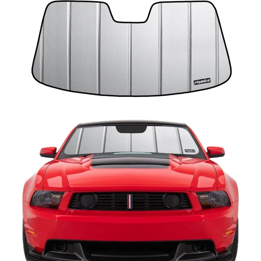 

Солнцезащитный козырек на лобовое стекло Mustang 20102012, козырек на переднее окно, защищает интерьер от УФ-излучения, уменьшает тепло, здание в транспортных средствах