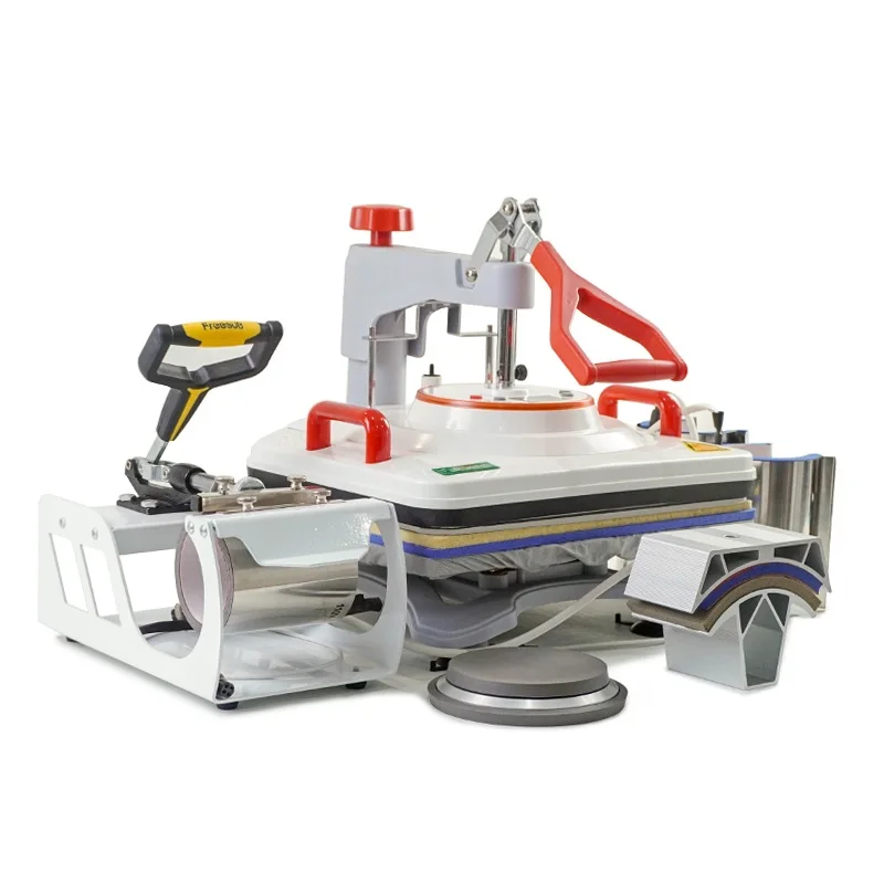 

Freesub New Arrivals Good Quality 11 In 1 Combo Heat Press Machine T Shirt Mug Printing Machine P8200-11