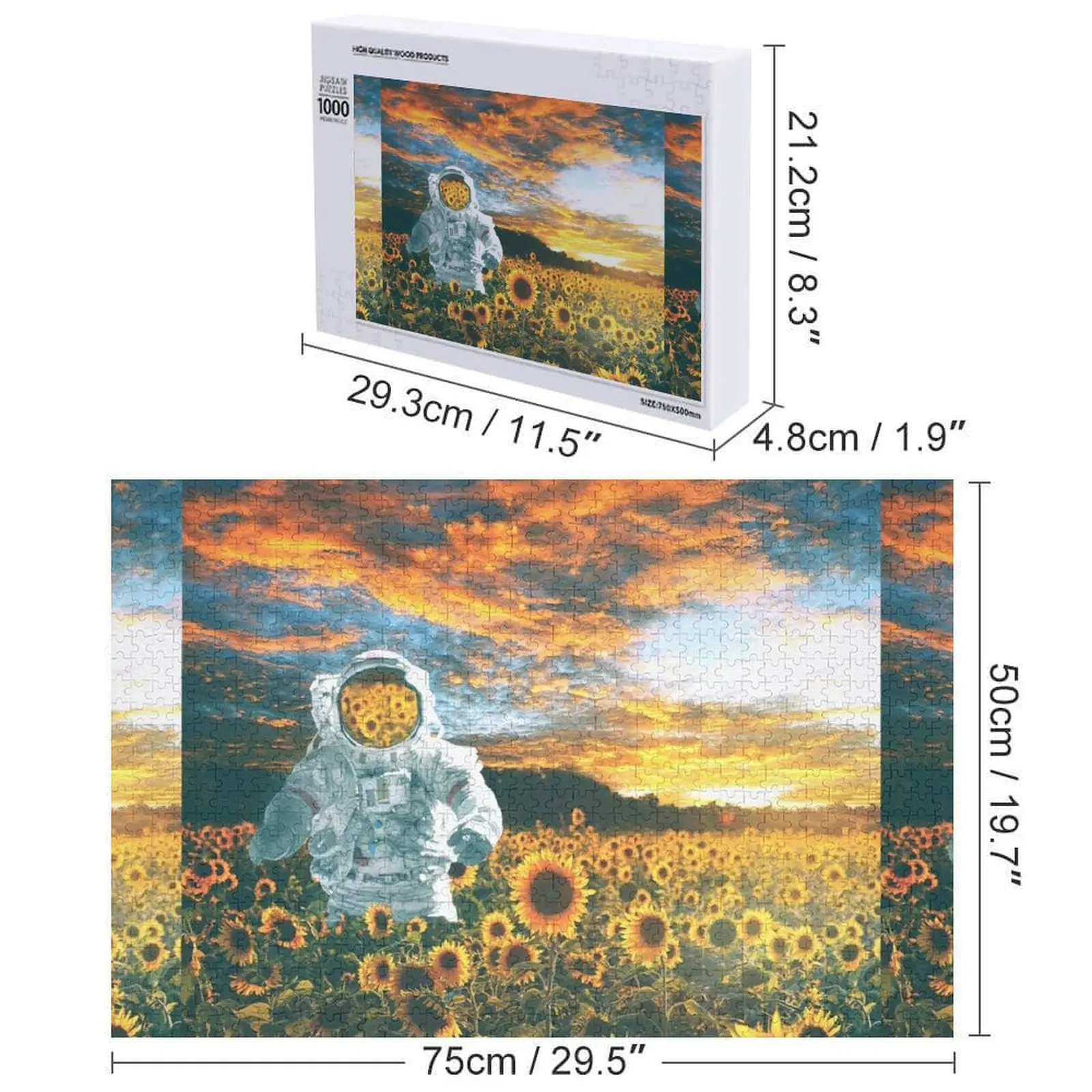 銀河の彼方の遠いところに ジグソーパズル 写真入りカスタム パーソナライズされた子供向けおもちゃ パーソナライズされた子供用ギフトパズル