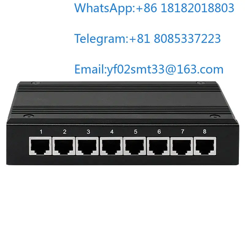 UT-D6808 Serial Server 10/100M Ethernet 8 Port RS232 RS485 RS422 Bidirectional Transparent Transmission Converter Module