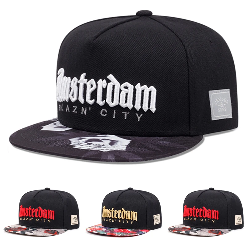 2026 New HipHop Skateboarding Hat BLAZIN CITY Embroidered Flat Edge Hat Daily Casual Decoration Sunshade Hat Unisex Baseball Hat