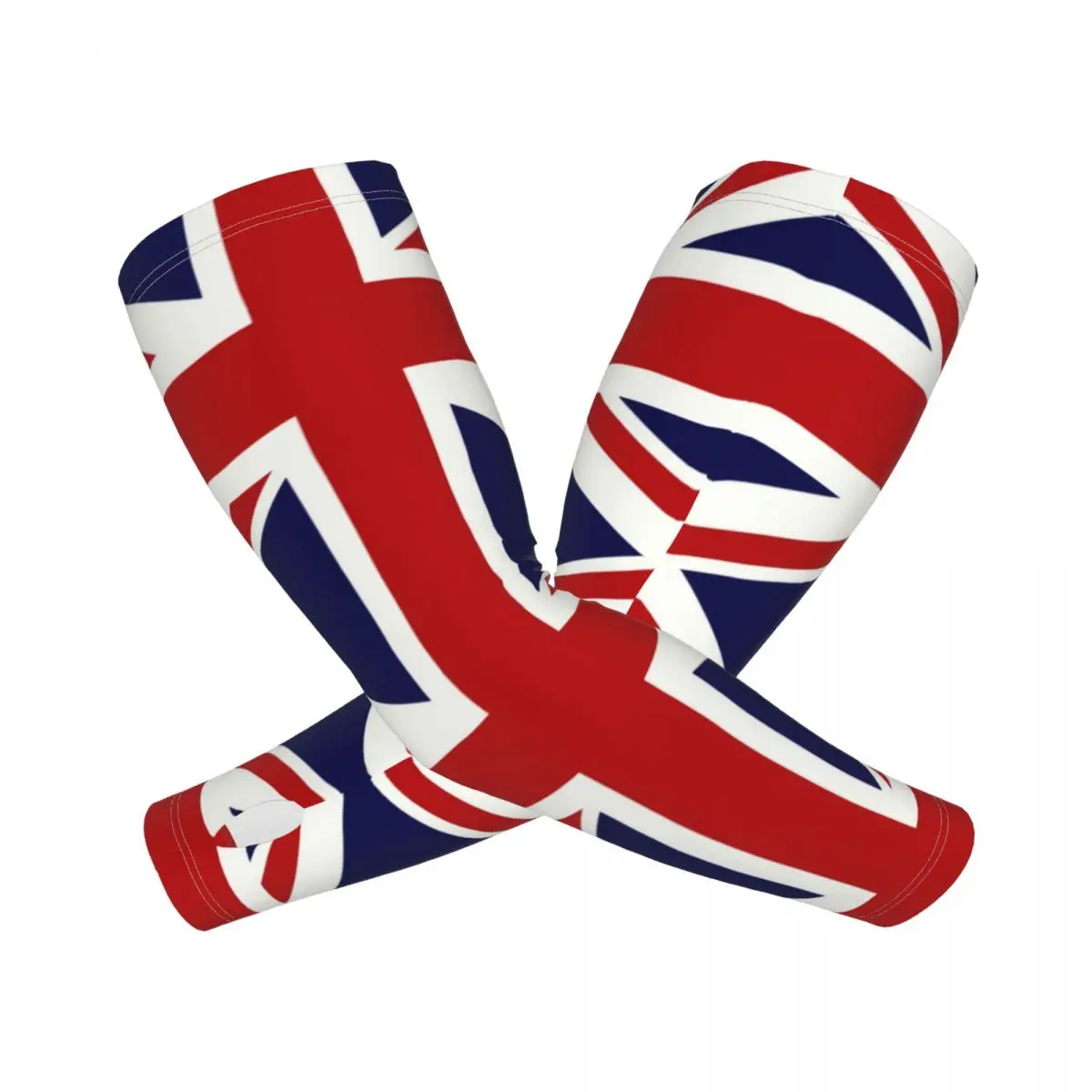 Custom Union Jack Flag Of The UK Sun UV Protection Arm Sleeves Men Women Athletic Sports Tattoo Cover Up for Fishing