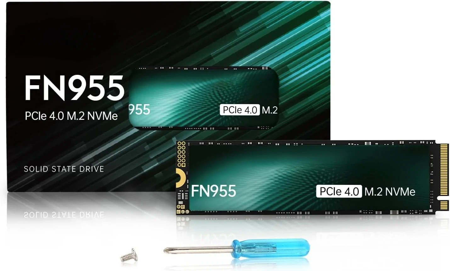 أداة FN955 4 تيرابايت SSD M.2 2280 PCIe Gen4 x4 NVMe 1.4 محرك الأقراص الصلبة الداخلي - متوافق مع أصلي مضمون. #1