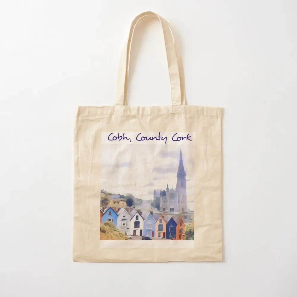 

Cobh Row Houses Tote Bag bag luxury women tote bag canvas Women's beach bags