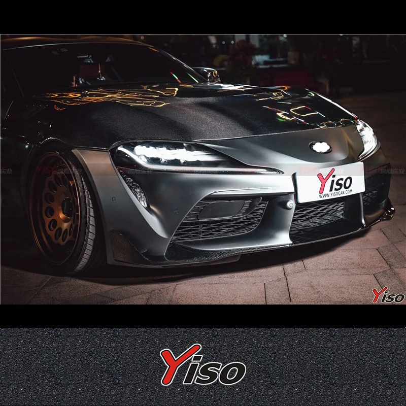 

Suitable for SUPRA YISO Front Spoiler carbon fiber front lip large front lip Supra modified Batman YISO front lip