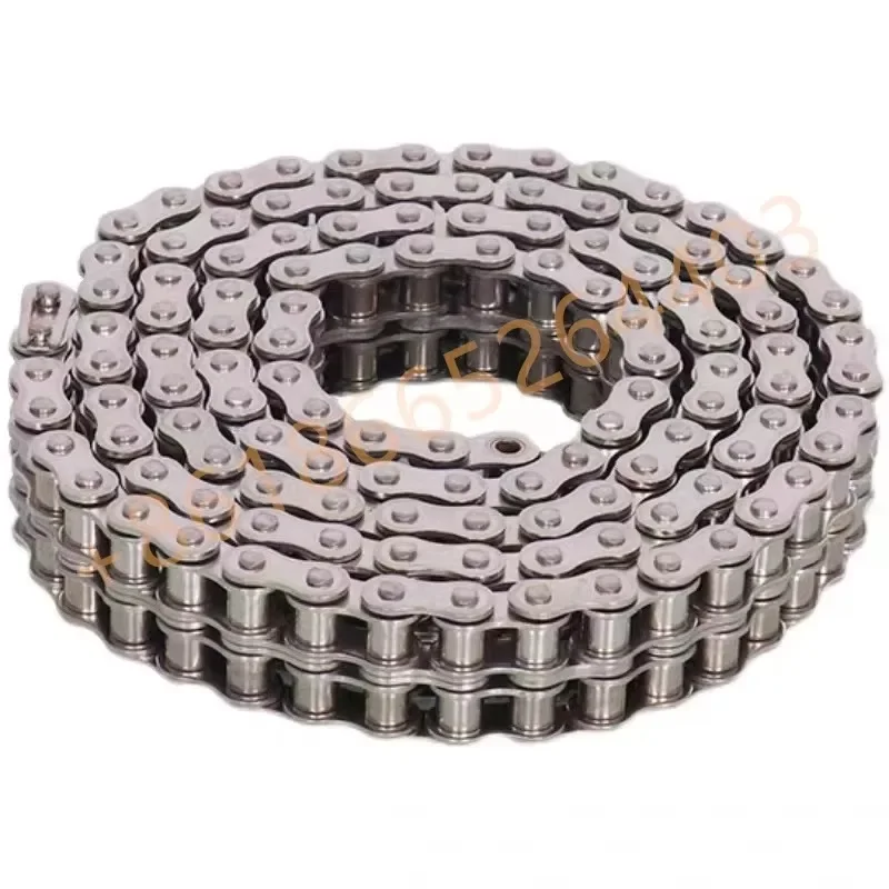 

【Best-selling】304/201 Stainless Steel Industrial Transmission Single and Double Row 06B 08B 08A 10AB 12AB16AB Roller Chain