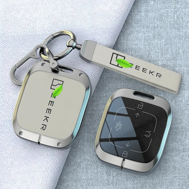 For Zeekr 7X 001 007 009 X 2024 Keychain Car Remote Control Zinc