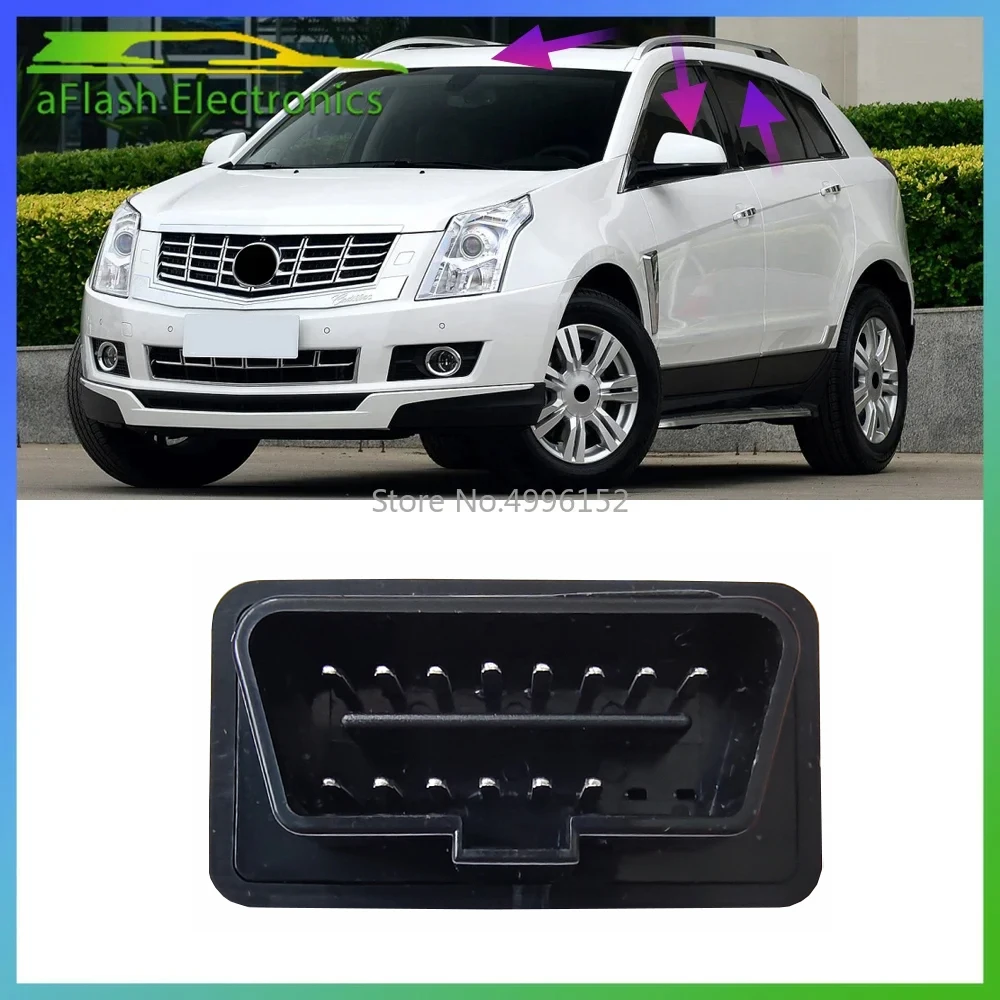 For Cadillac SRX 2013-2016 OBDII Car Electric Window Lifter Power Window Closer Controller OBD Device Module