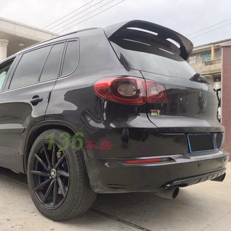 

Спойлер для Volkswagen VW Tiguan 2009-2016, новинка, Автомобильный задний спойлер Tiguan из углеродного волокна на крышу багажника