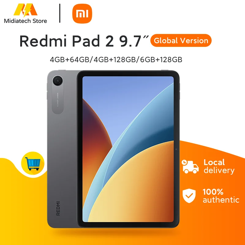 Versión Global Xiaomi Redmi Pad 2 9.7 Snapdragon 6s 4G Plataforma Móvil Gen 2 P…