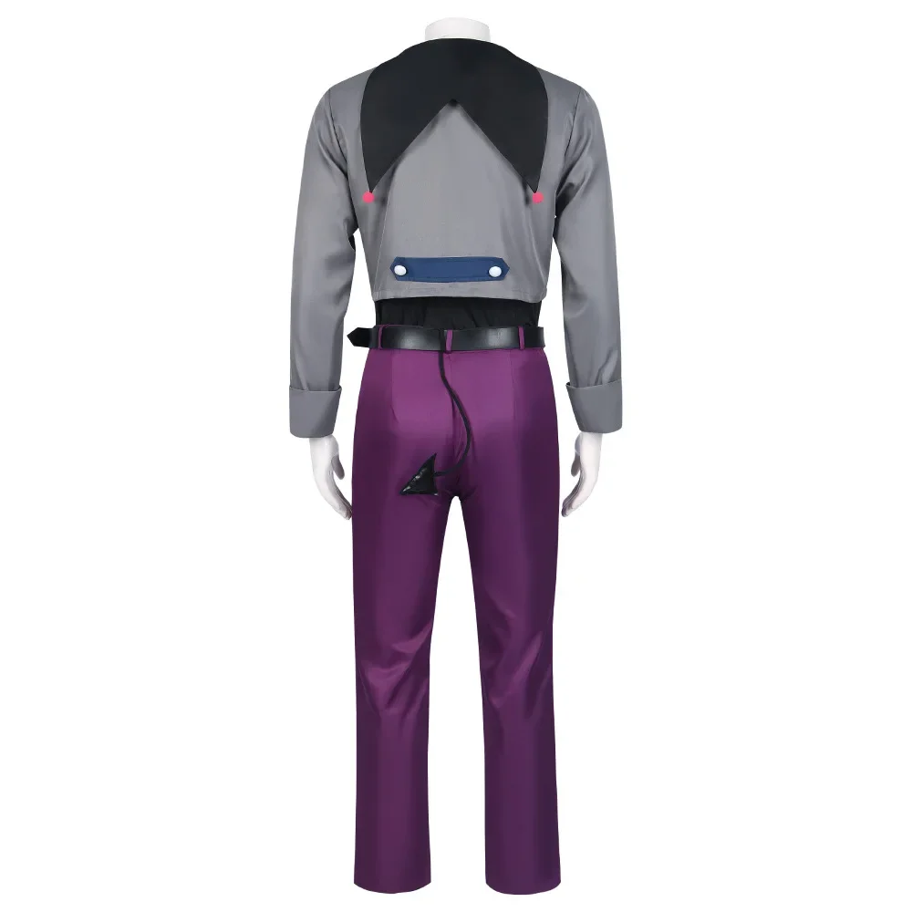 Anime BLUE LOCK Reo Mikage Cosplay Costume Halloween Role Play Uniform Men Black Cute Casual Wear Purple Daily Wig Full Suit