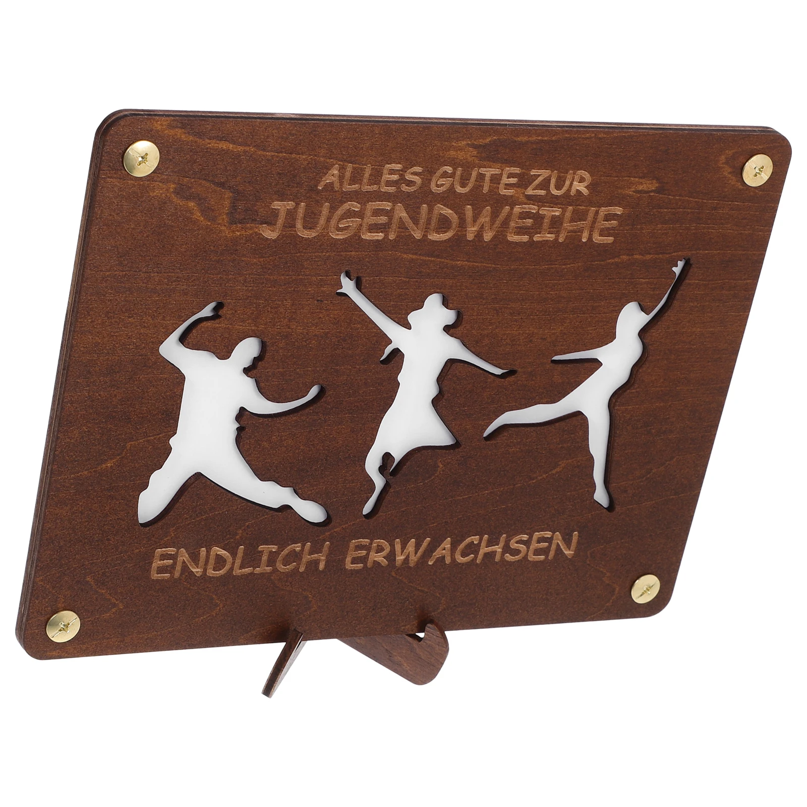 حاوية نقود خشبية أنيقة، هدية تخرج، منظم نقدي محمول، محفظة خشبية أنيقة للمناسبات الخاصة