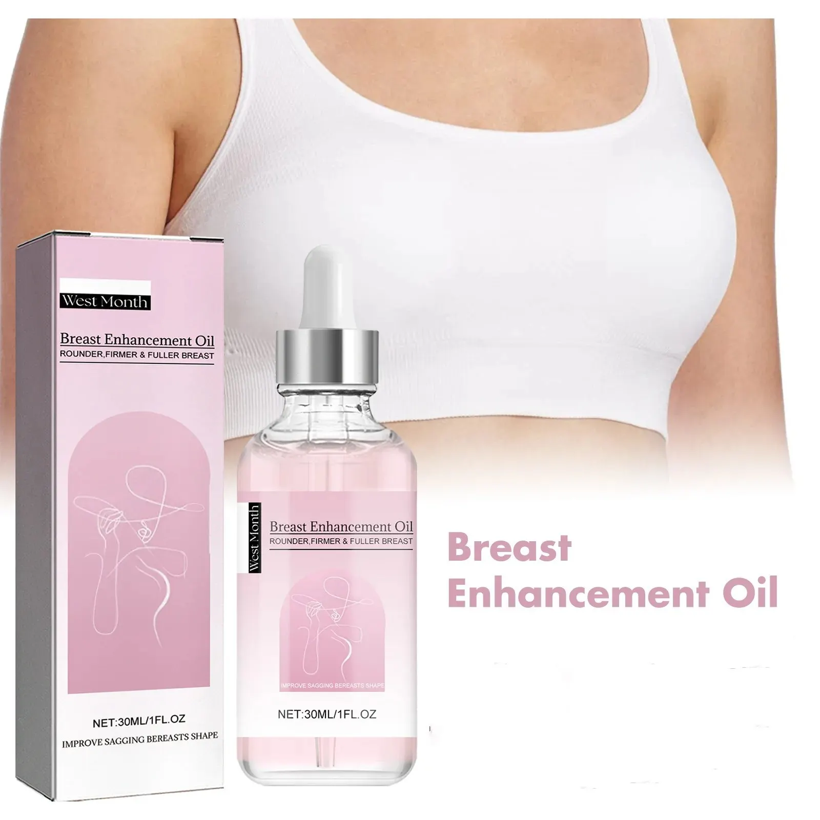 Breast Enlargement Essential Oil Frming Enlarging Bigger Chest Massage Sagging Treatment Enhance Elasticity Chest Massage Serum