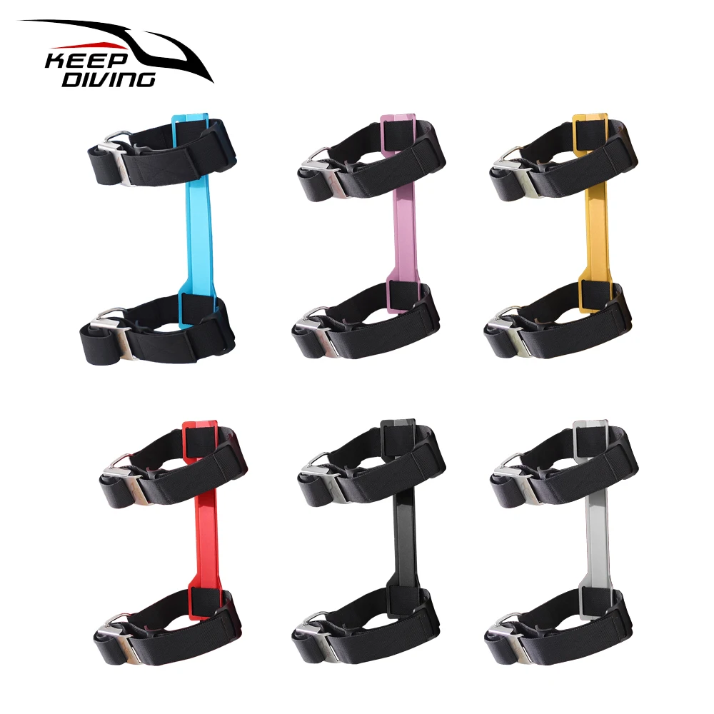 

1Set Aluminum Alloy Diving Single Tank Adapter Set For BCD Backplate Holder Scuba Diving Tank Bracket Ultralight Gear Equipment