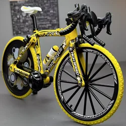 1:8 Scale Off-road Mountain Bike Model Miniature Toys Alloy Diecast Shock Absorption Doodle Road Racing Bicycles Kids Gifts