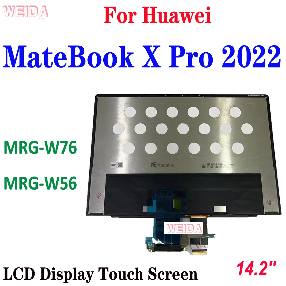 

14.2'' Original LCD For Huawei MateBook X Pro 2022 MRG-W76 MRG-W56 LCD Display Touch Screen Digitizer Assembly 3120x2080