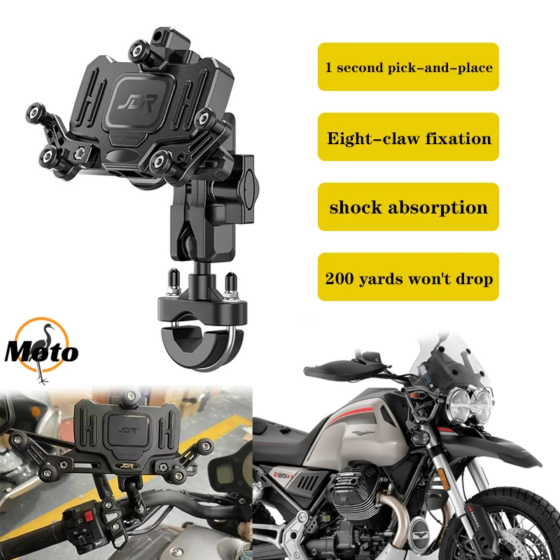 

Fit For Moto Guzzi V85tt V100 Mandello V7 Stone V85 V8S TT Motorcycle Accessories Handlebar Mobile Phone Holder GPS Stand Bracke