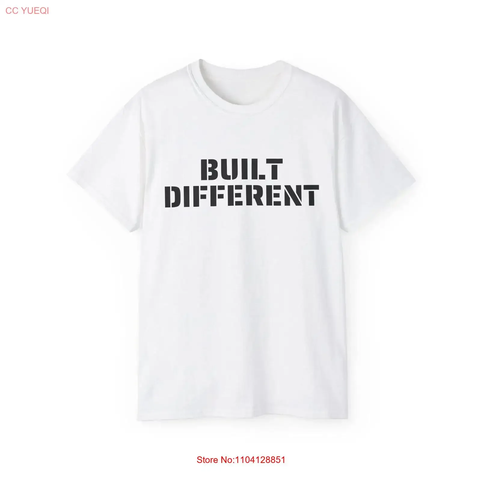 

Футболка Andrew T8 Built Different, винтажная, стираная, удобная, слегка с рисунком, мягкая, растянутая, стильная, дышащая, повседневная