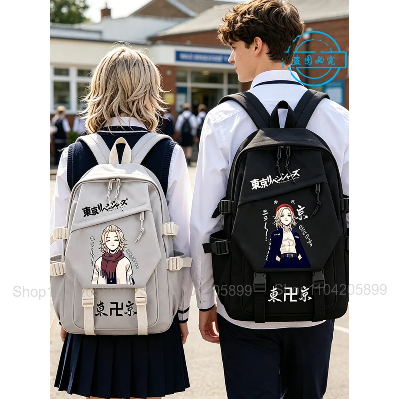 

Tokyo Revengers Backpack Anime Mochila Boys Girls Cartoon Student Schoolbag Gift Laptop Bags Fashion Outdoor Travel Rucksack