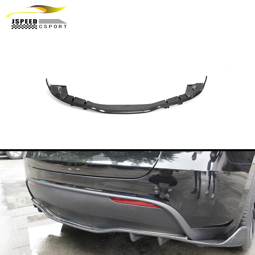 

Suitable for Carbon fiber rear diffuser Suitable for Tesla Y-type Sport utility vehicle 4-door 2019-2021