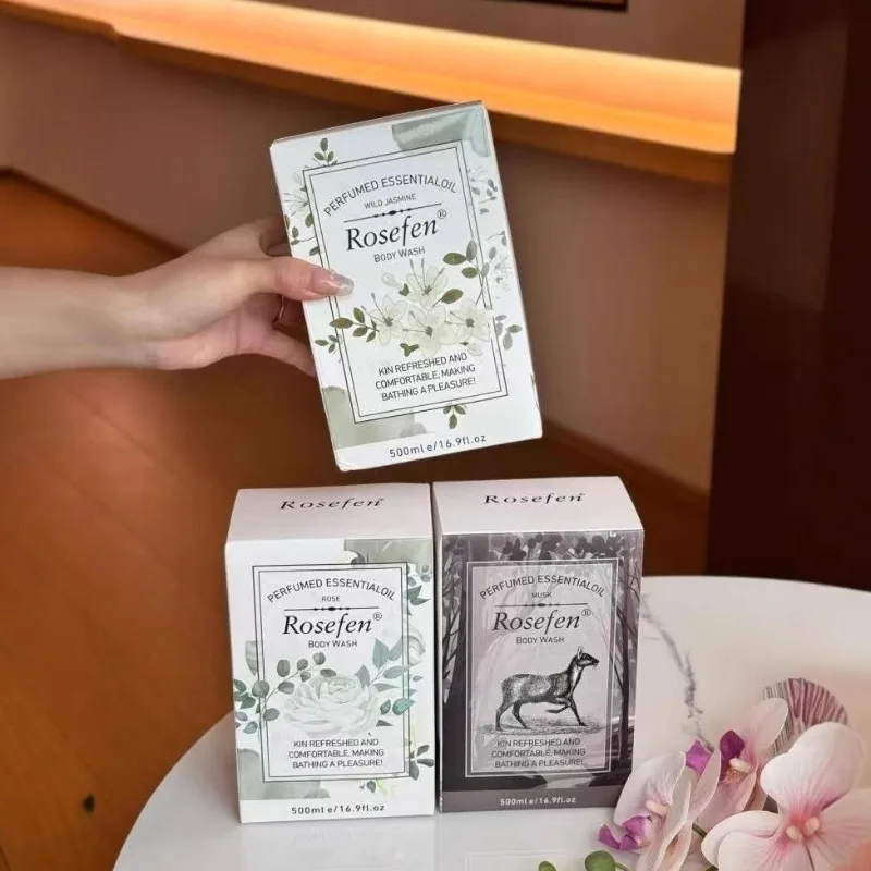 

500 мл средство для мытья тела с цветочным ароматом и эфирными маслами, стойкий парфюмерный аромат для женщин и мужчин, увлажняющий и успокаивающий