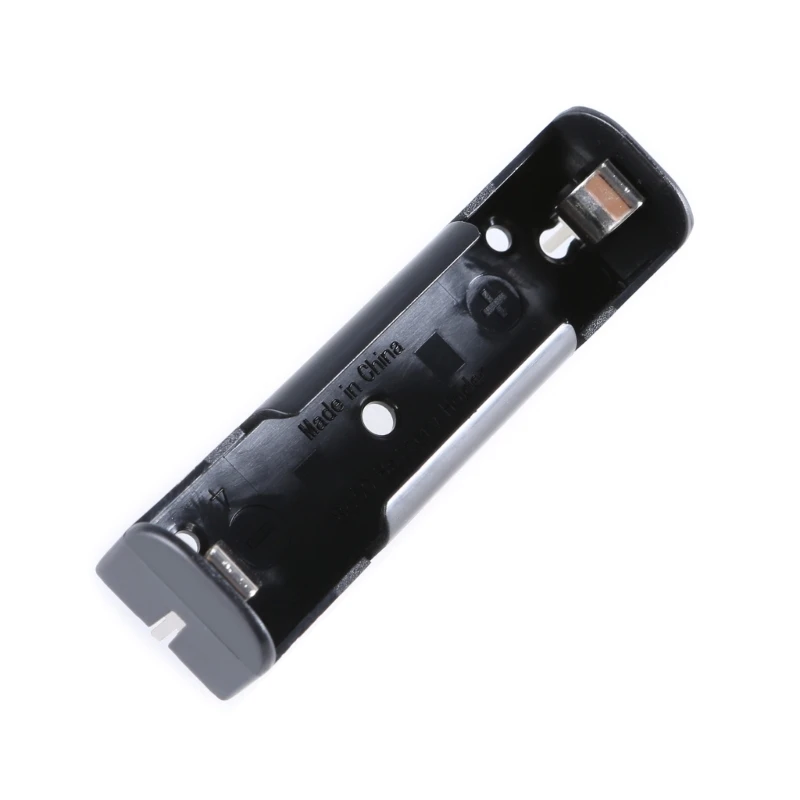 090F Portable 18650 Корпус аккумулятора с контактным листом Easy Установка Организатор Организатор.