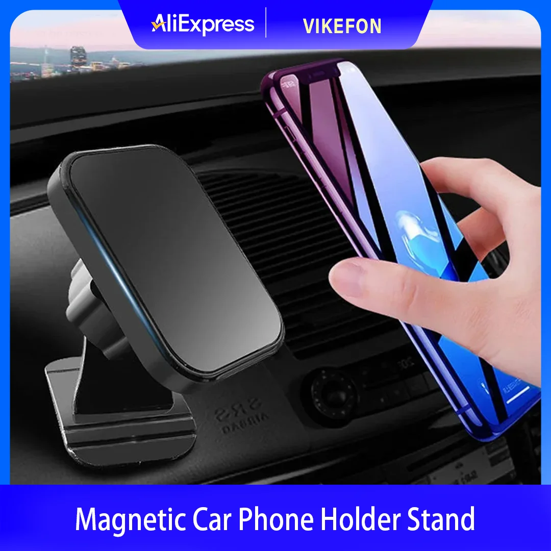 자석 차량용 핸드폰 거치대 360도 회전 모바일 셀룰러 에어벤트 마그넷 마운트 GPS 지원 아이폰 15 14 샤오미 삼성 화웨이용