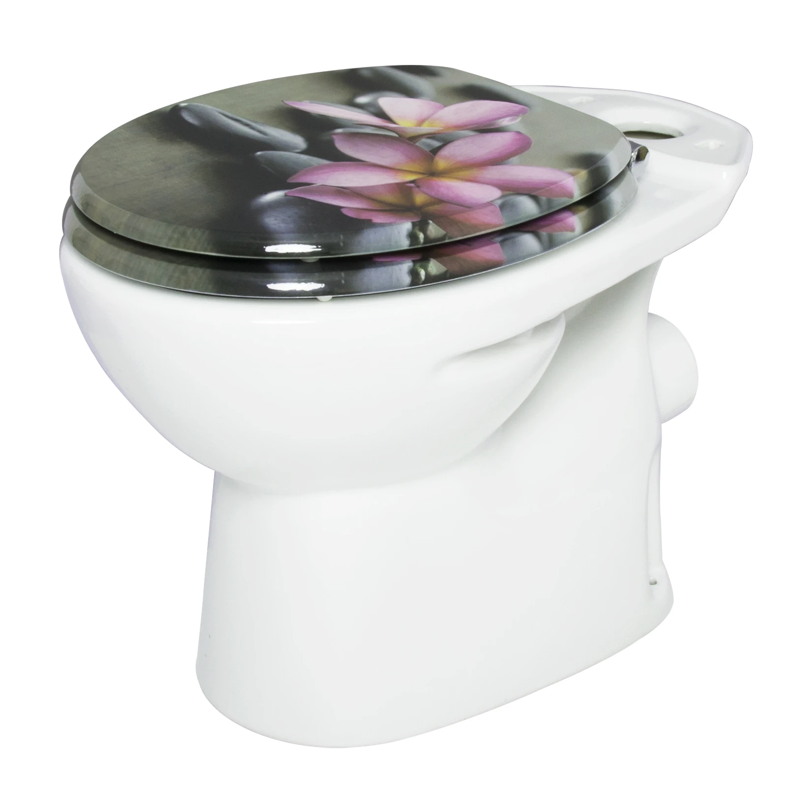 WOLTU 1 Stück universeller Toilettensitzdeckel mit Soft-Close-Funktion für Badezimmer, verdickter, antibakterieller Ersatz für Badezimmer-Ausstattung – Detail 21