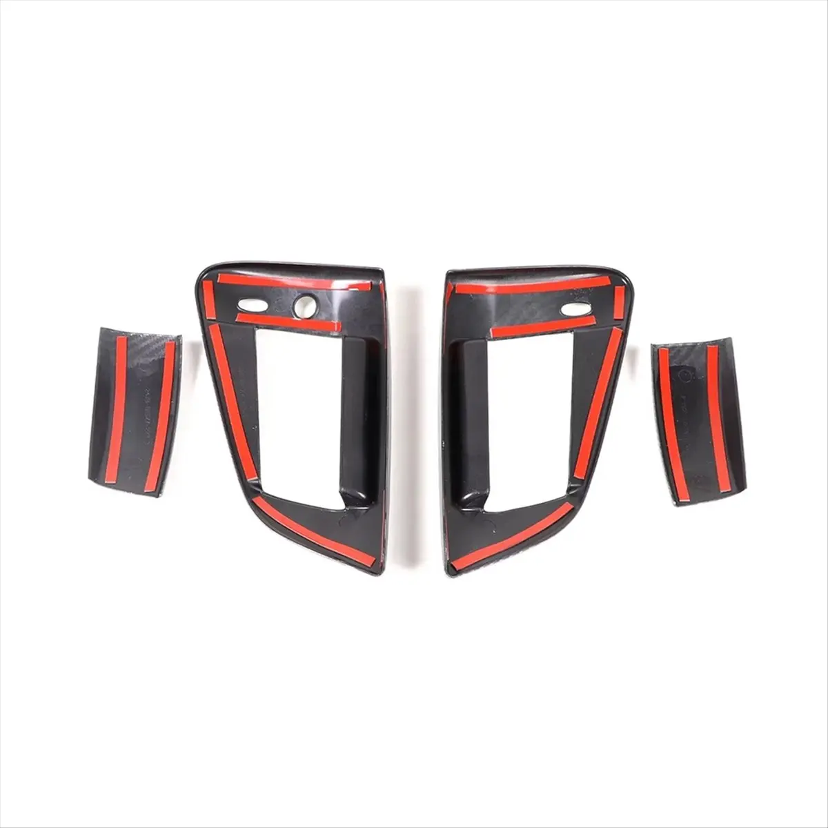 Super Sale For Nissan 370Z Z34 2009-2020 ABS Carbon Fiber Outer Door Pull Handle Panel Trim Cover Car Retrofitting Accessories