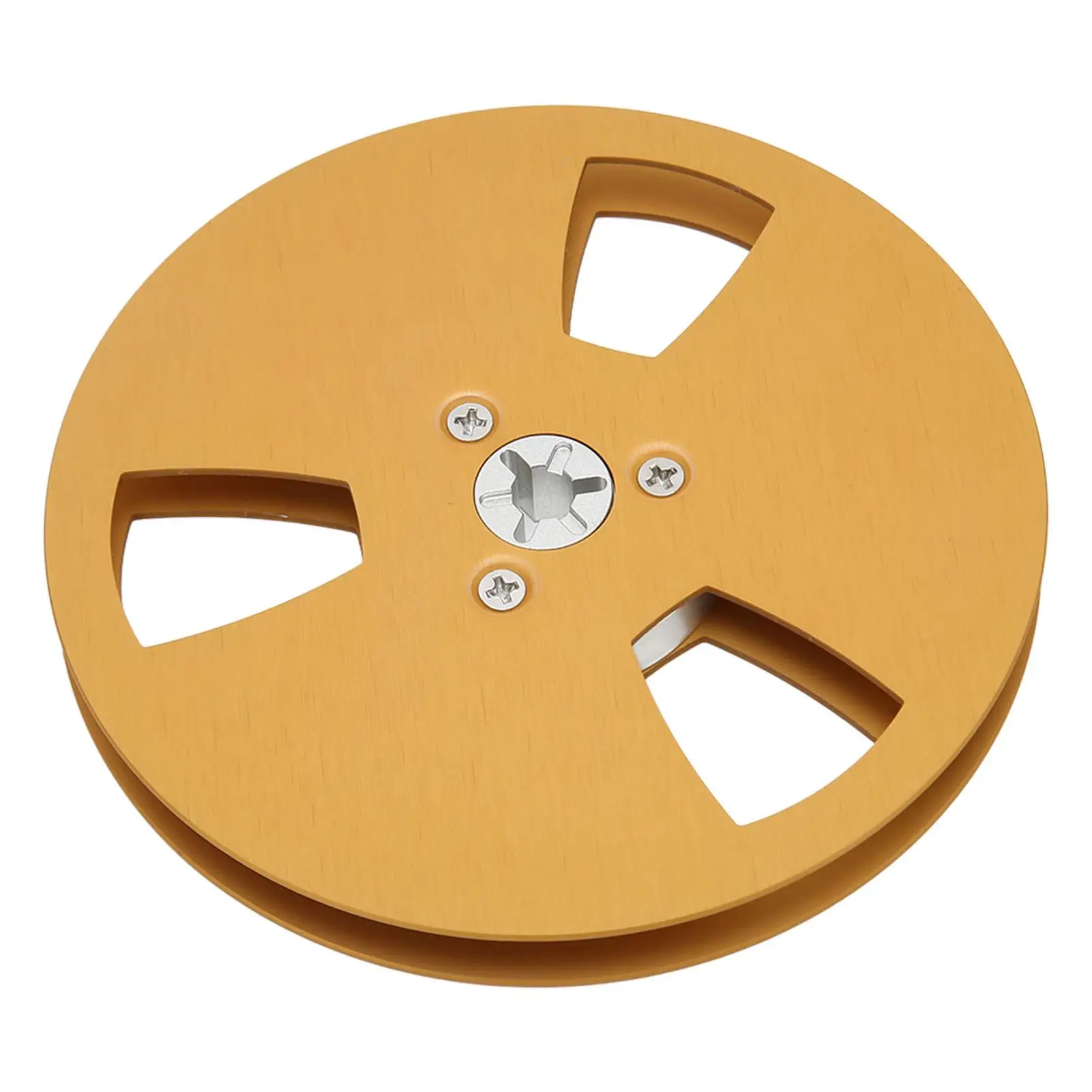 1/4 Inch Aluminum Alloy Empty Tape Reel - 5 Universal 3-Hole Takeup for Recording Machines