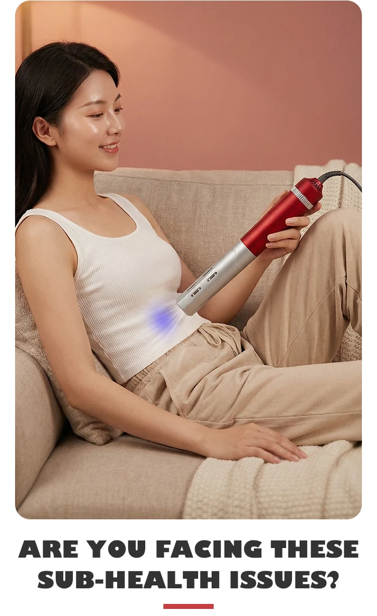 850W Upgrade Blue Lightwave Terahertz Blower 7.0 plus IteraCare Classic Energy Spa Massage Wand Haartrocknergerät – Detail 2