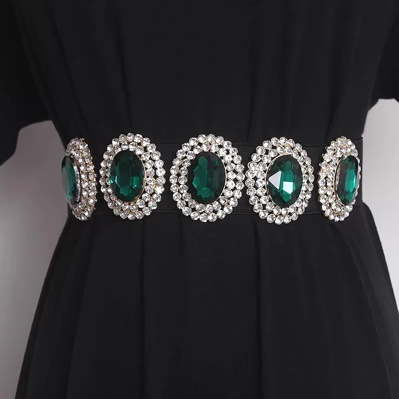 women-elastic-diamonds-belt-female-cummerbund-coat-waistband-dress-decration-wide-belt-j1239