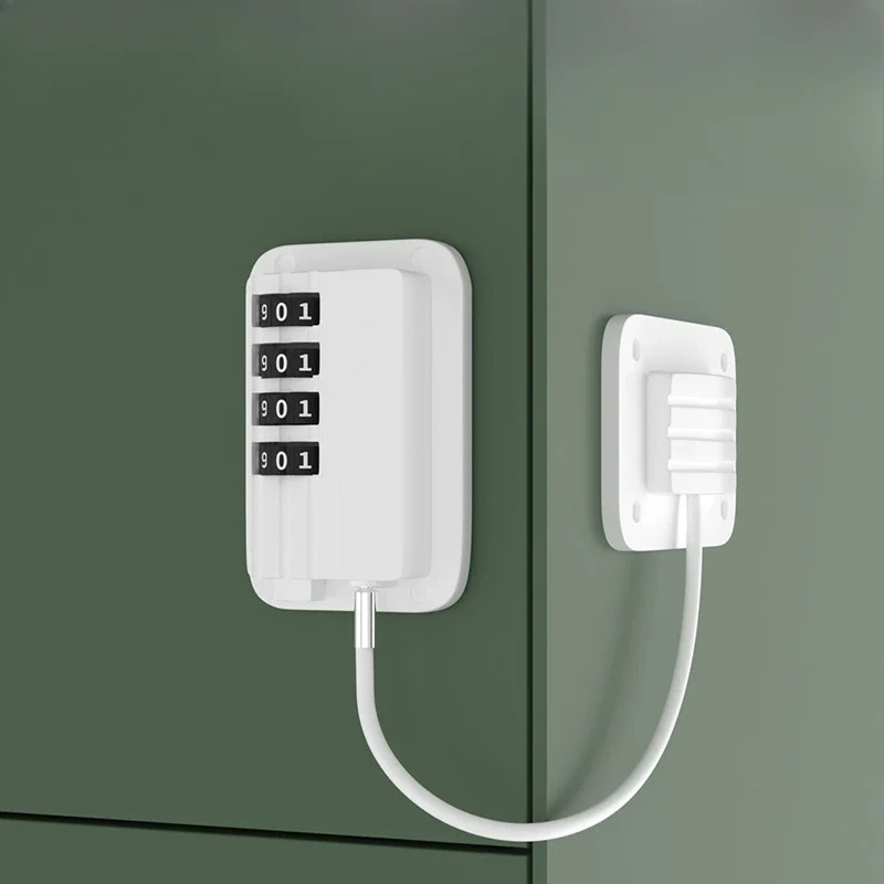 1Pc Combination Refrigerator Lock with Code Upright Freezer Cabinet Lock Industrial Security No Power Wireless Durable