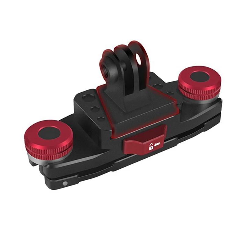 (NEW) Backpack Clip Quick Release V-Lock Plate Waist Belt Clip Shoulder Strap Clamp Mount Anti-Shake Fast Switch Adapter