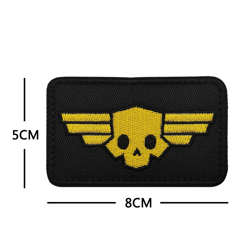 Parche táctico Hell Underwater Warrior Game – Bordado con velcro