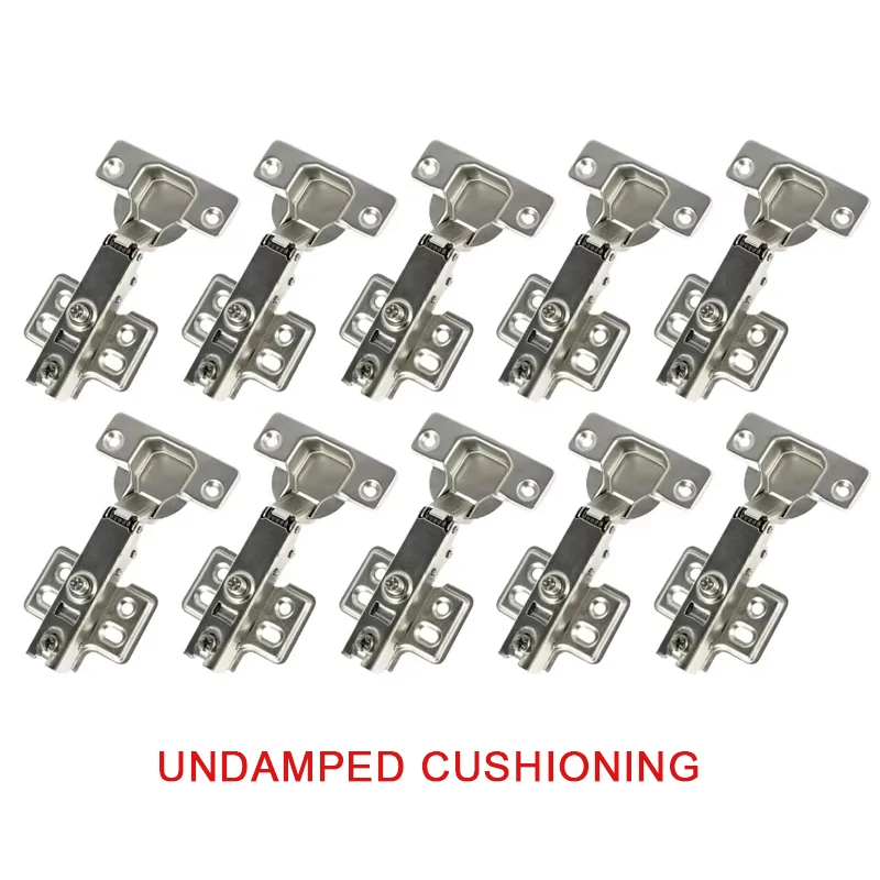 10pcs Door Hinge Stainless Steel Cabinet Door Hinges Buffer Soft Close Quiet Wardrobe Door Concealed Hinges image 2