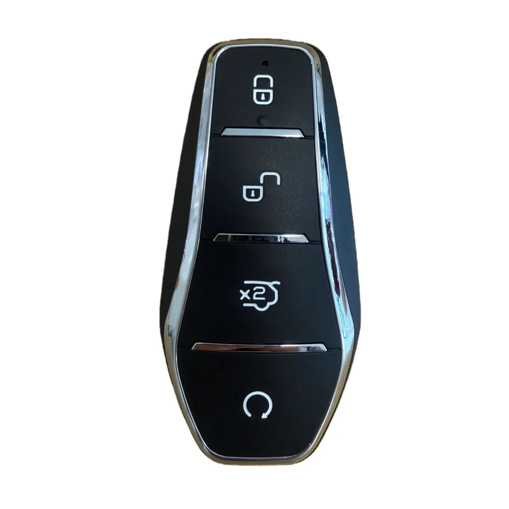 

Корпус дистанционного ключа автомобиля для BYD New Energy, 4-кнопочный ключ, корпус интеллектуальной карты Qin eD1 EV Song Han Dolphin, корпус ключа
