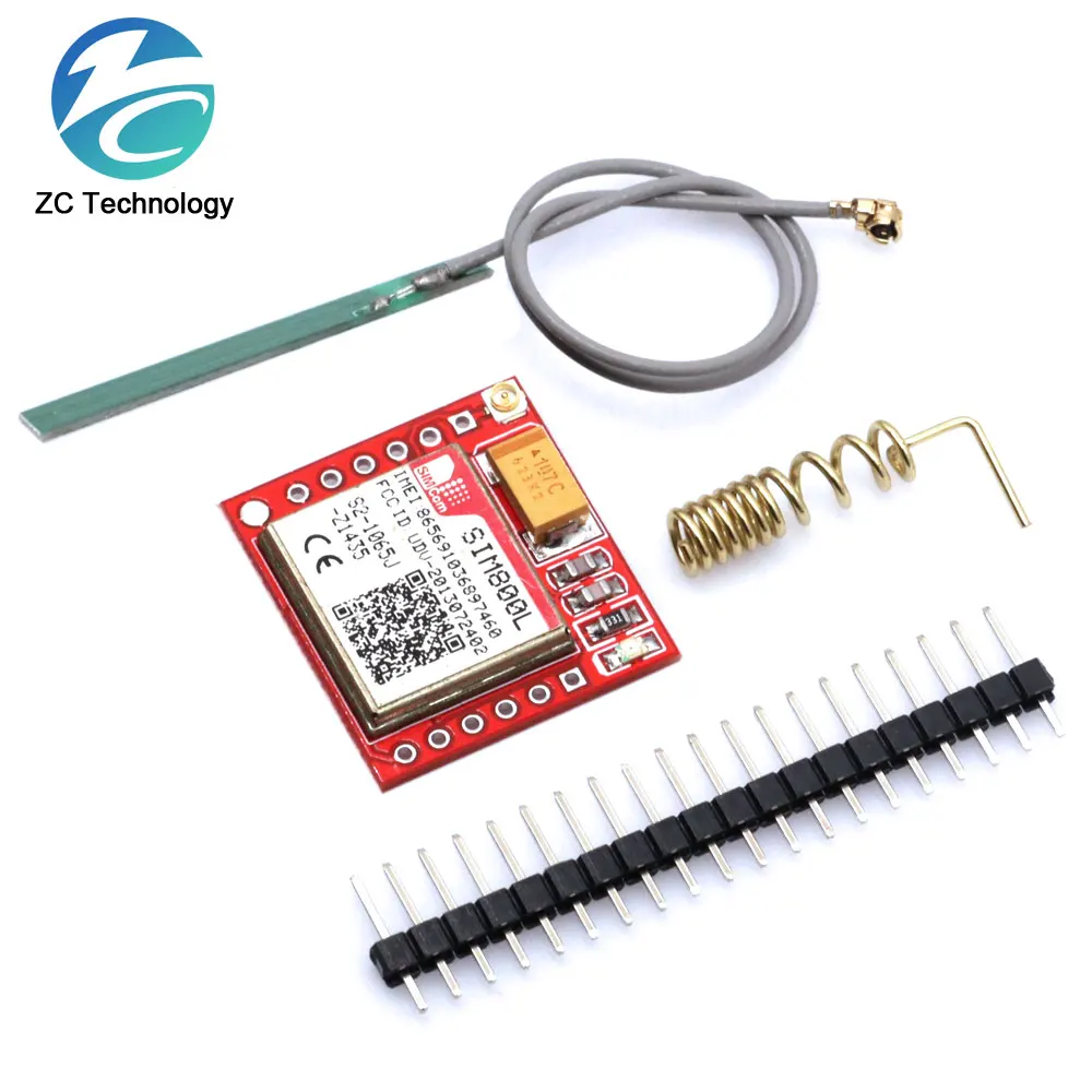 SIM800L GPRS modulo GSM Core Quad-band TTL porta seriale interfaccia IPX Antenna PCB Micro SIM Card per Arduino Smart Phone