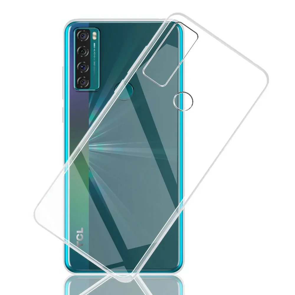 For TCL 20SE Case TCL 20 R 5G Ultra Thin Silicone Soft TPU Clear Back Case Cover For TCL 20S 20B Coque For TCL 20L Plus Funda